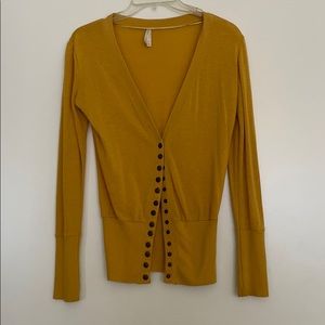 Mustard cardigan